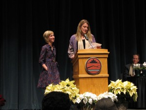 Fairhaven alum Kat Steigerwald (left) graduating from Prescott College