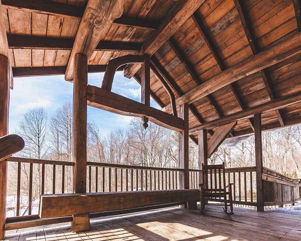 Old Building Porch