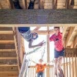 Under New Building Porch