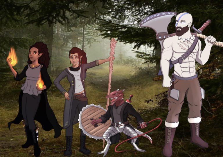 D&D at Fairhaven School: Playing Online