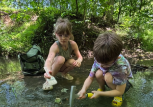 Kids at Stream
